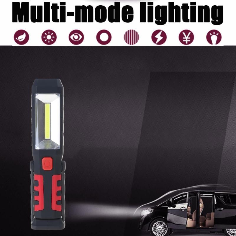 COB LED Magnetic Working Light Torch Portable Inspection Trouble Lights Lamp Super Bright for Car Trailer Truck Repair