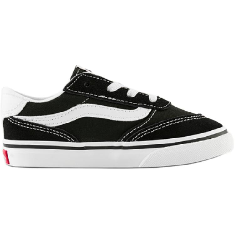 Vans Brooklyn LS Low top Toddler Shoes Black Infant And Toddler VN000DBQMCG