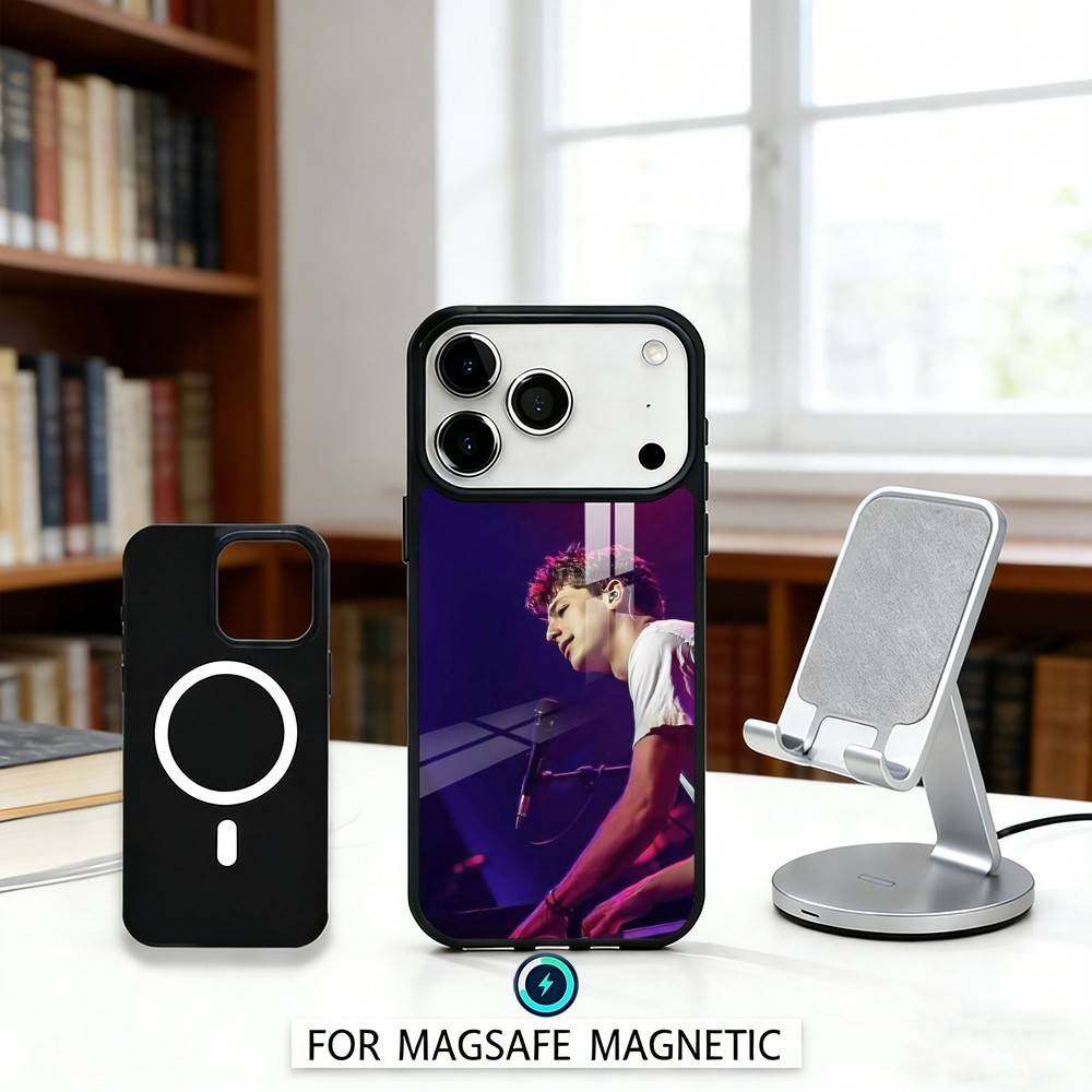 

C-Charlie P-Puth Singer Phone Case For iPhone 17,16,15,14,13,12,Pro,Max For Magsafe Magnetic Wireless Charging iPhone17Pro