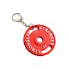 Keychain Pendant Small Barbell Charm Gym Keyring Sports Style Mini Fitness