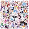 10/30/50 Stück Kawaii Rem Anime Re:Life in A Different World From Zero Aufkleber Cartoon Graffiti Aufkleber DIY Motorrad Gitarre Fahrrad