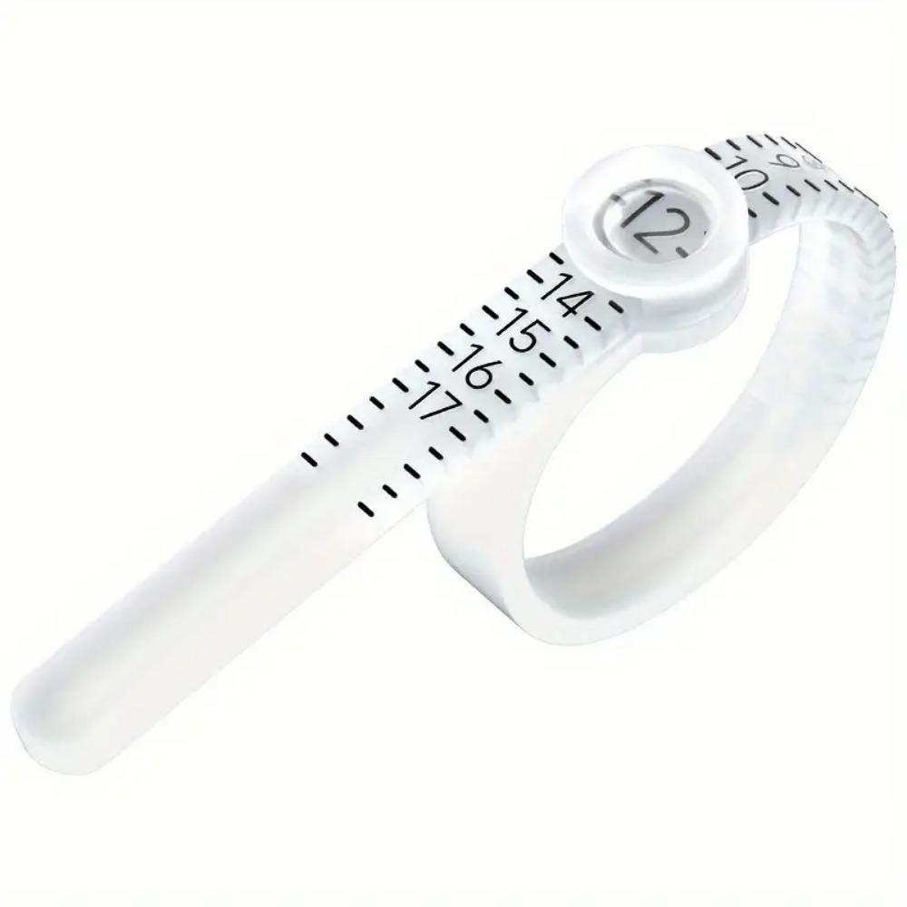 

Ring Sizer with Magnifying Glass USA Rings Size Soft Plastic Finger Size Gauge Measuring Tool Jewelry Sizing Tools белый
