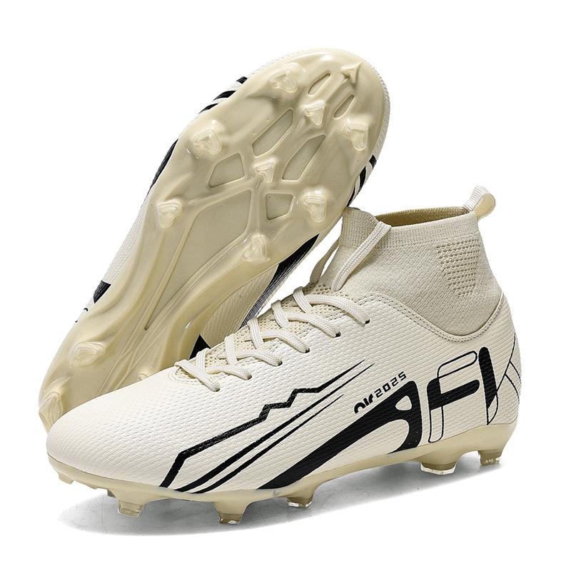 High-top Football Shoes, Men's and Women's Autumn Spikes, Broken Spikes, Outdoor Sports Training, Children's Sneakers, Suitable for Multiple Venues