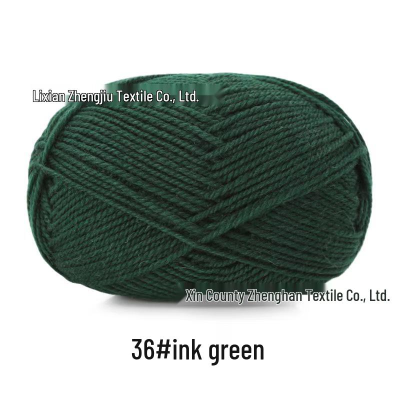 Snowy Velvet 3-Ply Medium Thick Yarn Kit: Knitting Needles, Scarf, Sweater, Baby Yarn, Crochet, DIY Material.