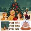 Dog Advent Calendar, 24 Days of Tail-Wagging Surprises! with 24 Adorable Dog Breed Ornaments, Christmas Countdown Calendar for Dog Lovers And Dog
