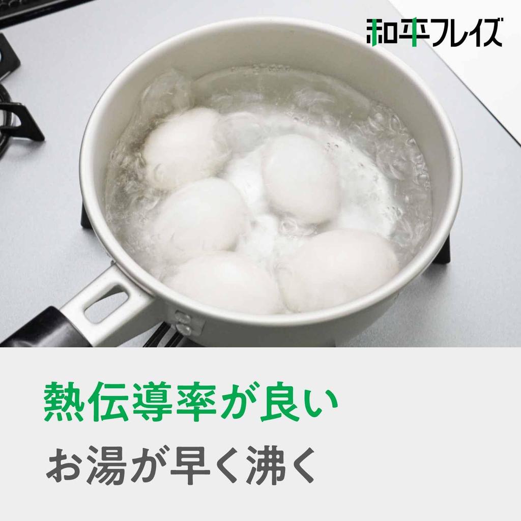 Wahei Freiz Lightweight Quick Boil Aluminum One-Handed Pot 14cm For Gas Fire Only Japanese Tsutsumi RB-2320