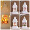 Candlestick Christmas Wind  Lamp Santa Santa Hanging Lamp Classical Christmas Castle Lantern  Xmas