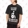 Funny Wheelchair User German Slogan Vintage Washed Tee Pure Cotton T-Shirt
