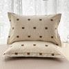 2pcs 48x74cm Pure Cotton Pillowcase Home Bedding Super Soft Plaid Pillow Cover 100% Cotton Pillow Case Dorm Girl Room Decoration