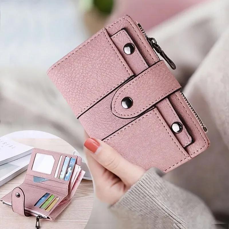 Простой женский кошелек в стиле ретро — фото 3