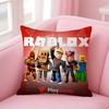 Hot Game R-Robloxs-X Cool Pillow Case Anti-Dustmite Pillowcase Invisible Zipper Silky Short Plush Sofa Cushion Cover