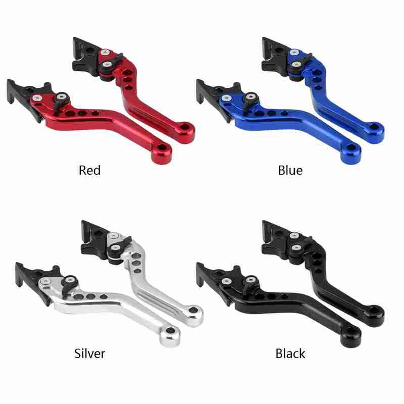 Professional 1 Pair CNC Aluminum Alloy Motorcycle Scooter Modification Double Disc Brake Lever for Motorcycle Upgrade Accessory