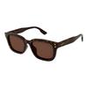 Rectangular Sunglasses With Patterned Temples Men Sunglasses Tortoise GG1605SK002