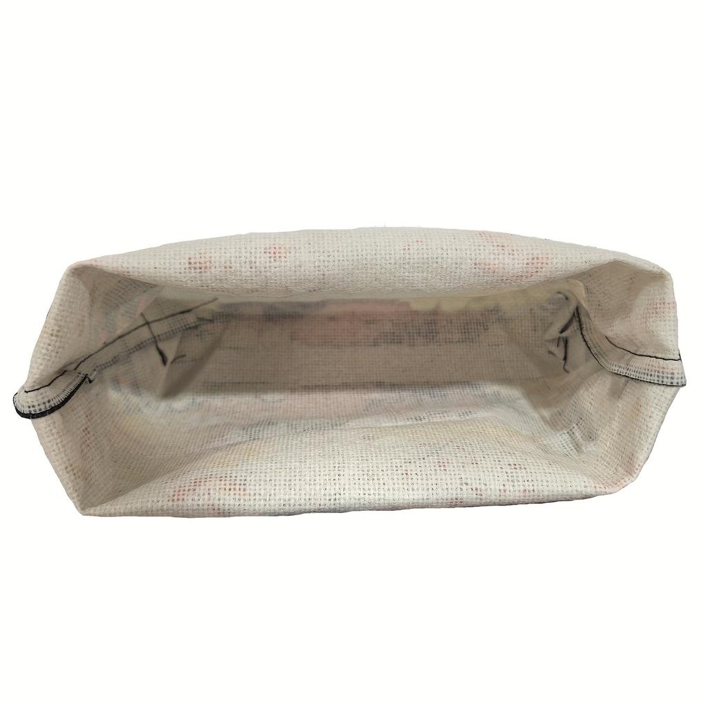 Mushroom Patterned Makeup Bag with Zipper Closure, Casual Large Toiletry Pouch for Women Poppy Cosmetic Bag for Travel Bag