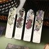 Retro Aesthetic Floral Metal Bookmark Reading Mark Student Hand Account Accessories Office Stationery Gifts Stationery Supplies