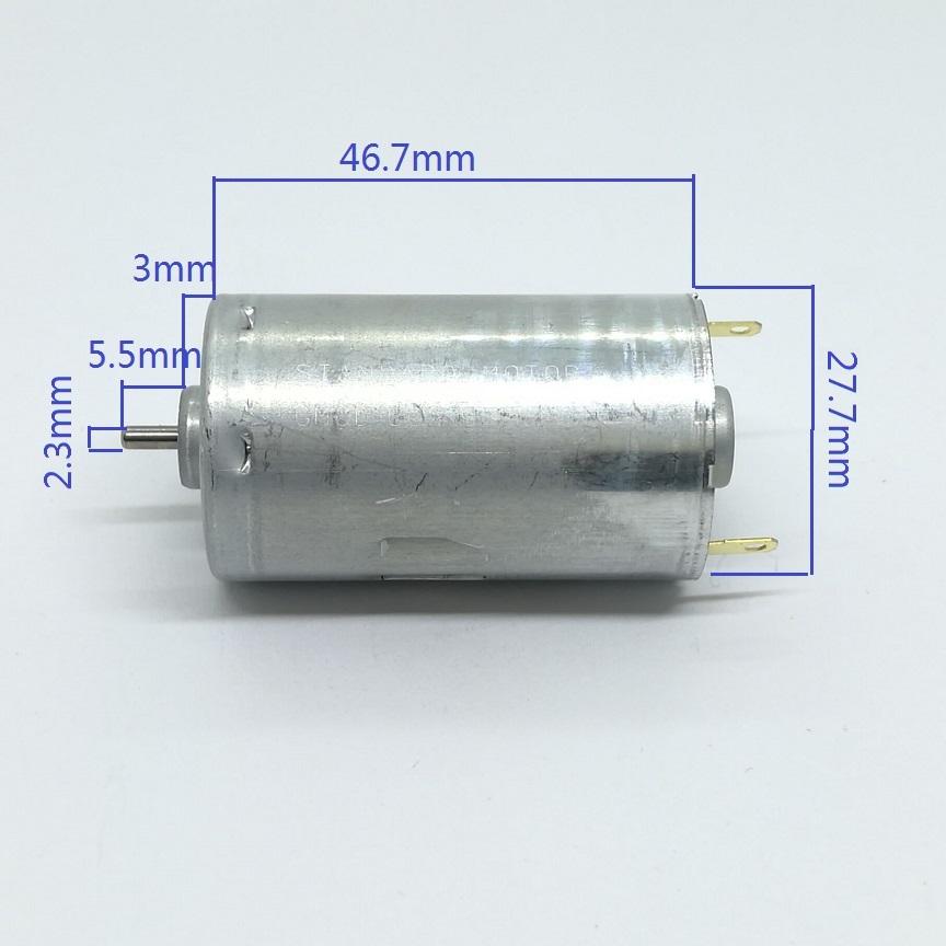RS390 Micro DC Motor RP390-ST/22133/DV STANDARD 390 12-24VDC 6900-13800RPM For Sweeping Robot Electric/Toy DIY