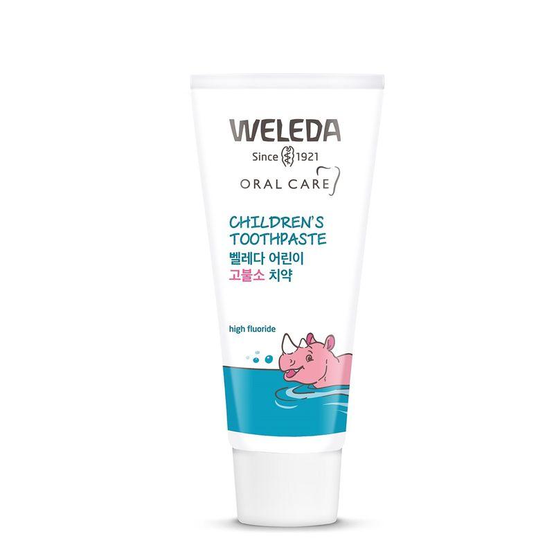 Weleda Children's High Fluoride Toothpaste 60g x 4