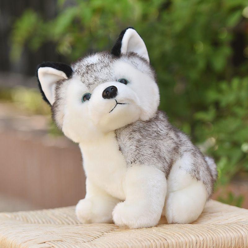 Plush Doll Husky Soft Toy Stuffed Animal Cute Dog Christmas Baby Kids Hot Toy