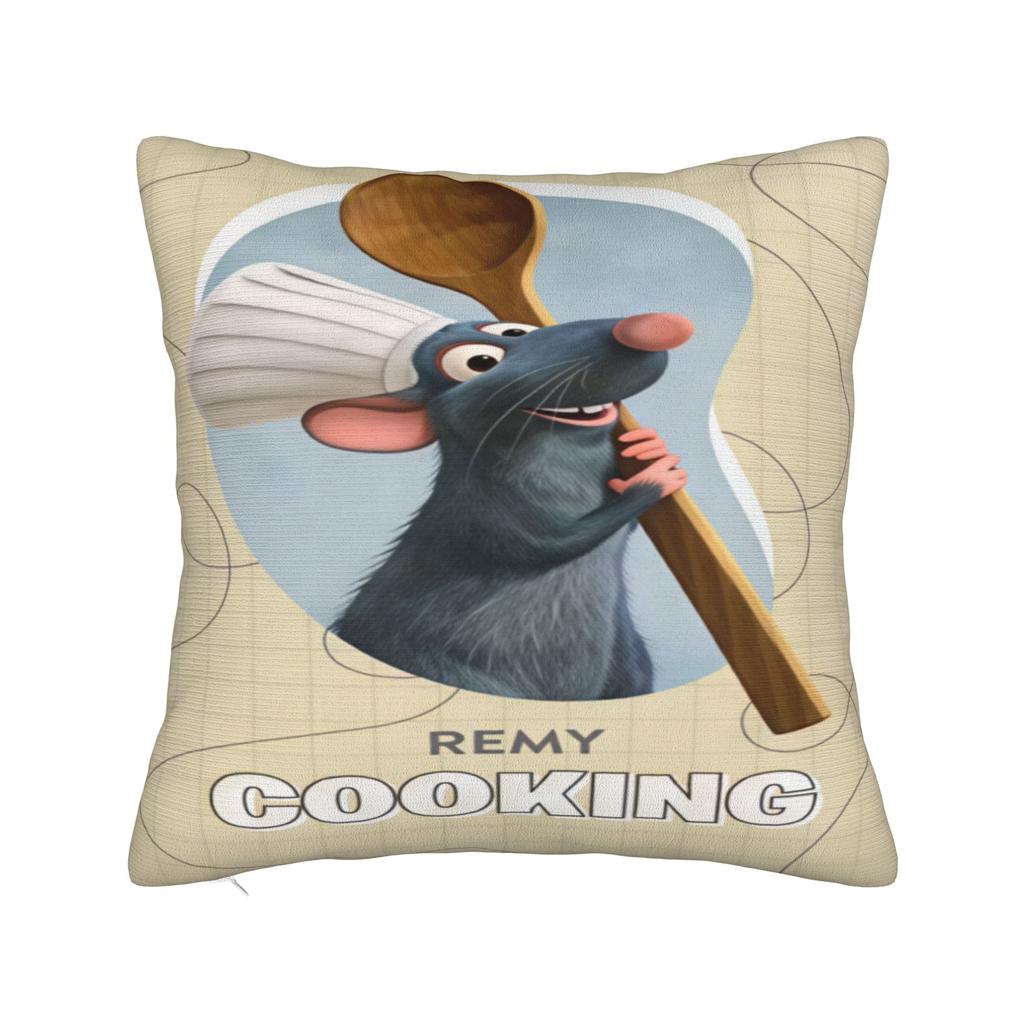 Ratatouille Pillow Case Anyone Can Cook  Vintage Pillow Cover Design Pillowcases For Sofa Home Decor