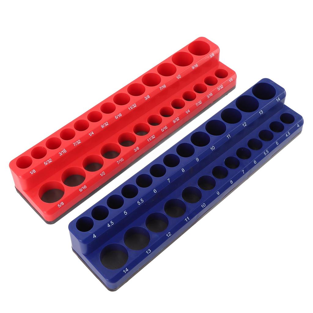 Organizator Magnetic de Socluri de 14 Inch Suport pentru Socluri Metrice și SAE Tavă Portabilă Organizatoare pentru Socluri pentru
