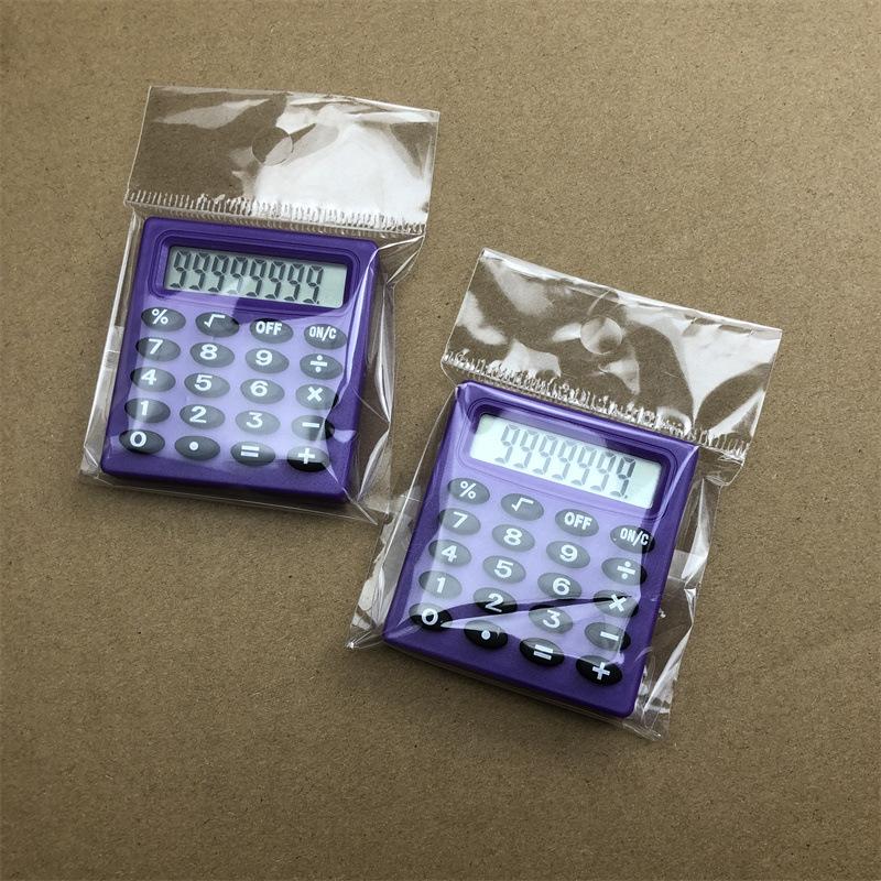 1Pcs Boutique Stationery Small Square Calculator Personalized Mini Candy Color School and Office Electronics Creative Calculator