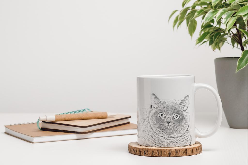 British Shorthair – Cup with a cat, cute cup with graphics | Art-Dog
