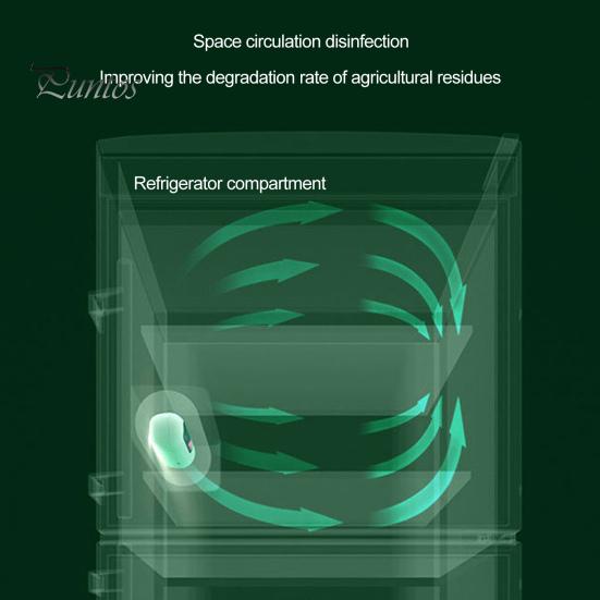 Chladnička Deodorizér Kompaktní velikost Dobíjecí generátor ozónu Chladnička Deodorizační stroj Odstraňovač zápachu Kuchyňské potřeby