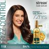 Streax Frizz Control Hair Serum 100ml for Dry Frizzy Hair 72hrs Smooth Frizz-Free Hair