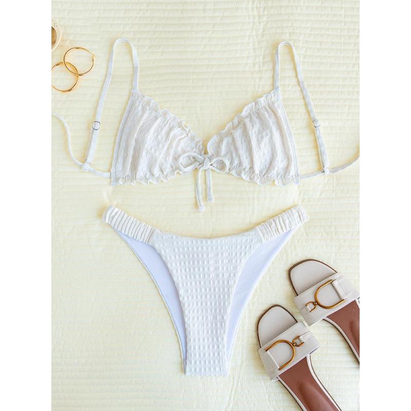 Costumi da Bagno Donna Push Up Femminili da Spiaggia Costumi da Bagno Bikini Brasiliano Set Bagnante da Piscina 2026 Bikini Sexy Costumi da Bagno Rosa