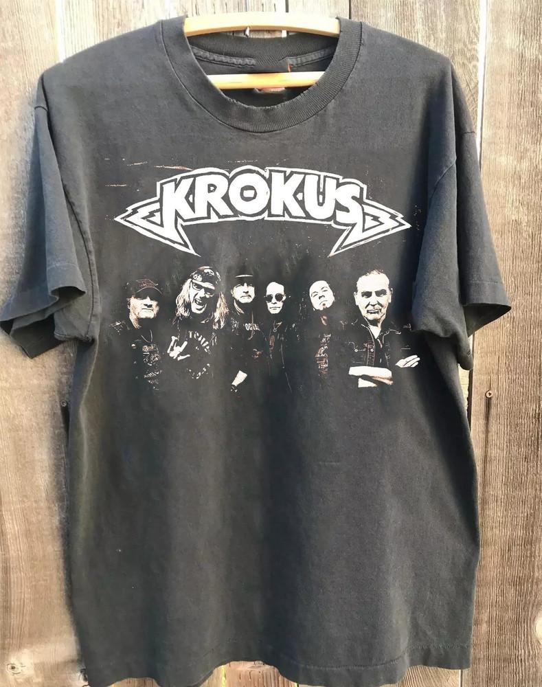 

Krokus Band Charcoal Gift For Fan Short Sleeve S to 5XL T-shirt MD832 Unisex T-Shirt M
