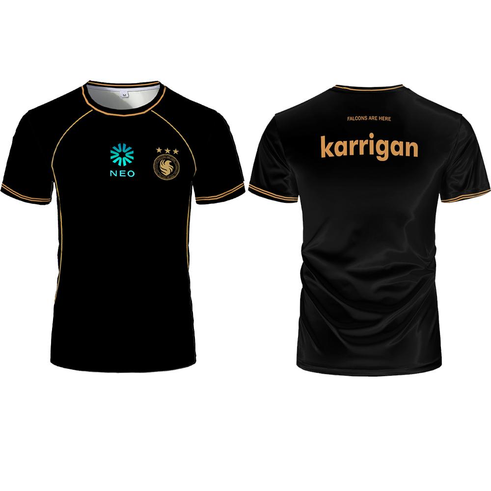 2026 Nuova Maglia Team Falcons NiKo M0NESY Abbigliamento Quotidiano per Allenamento Uomo e Donna T-shirt Estiva Traspirante Girocollo per Fan
