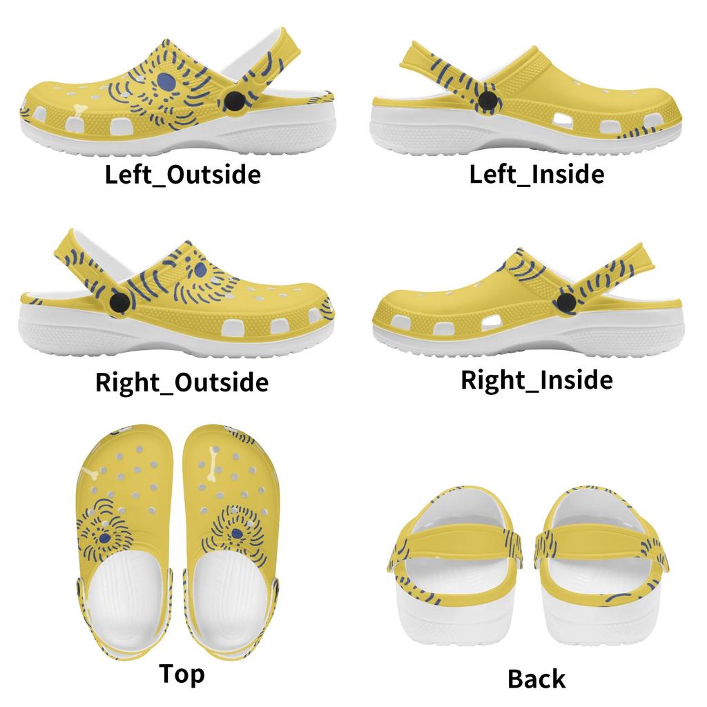 Cartoon Printed EVA Clogs for Women Men Flexible Lightweight Slip On Casual Footwear Soft Sole Summer Sandals Casual Walking