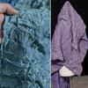 50x117cm Gradient GlassTexture Pleated Fabric Creative Modeling Reconstruction Designer Fabric For Diy Sewing Dress Pants Hanfu