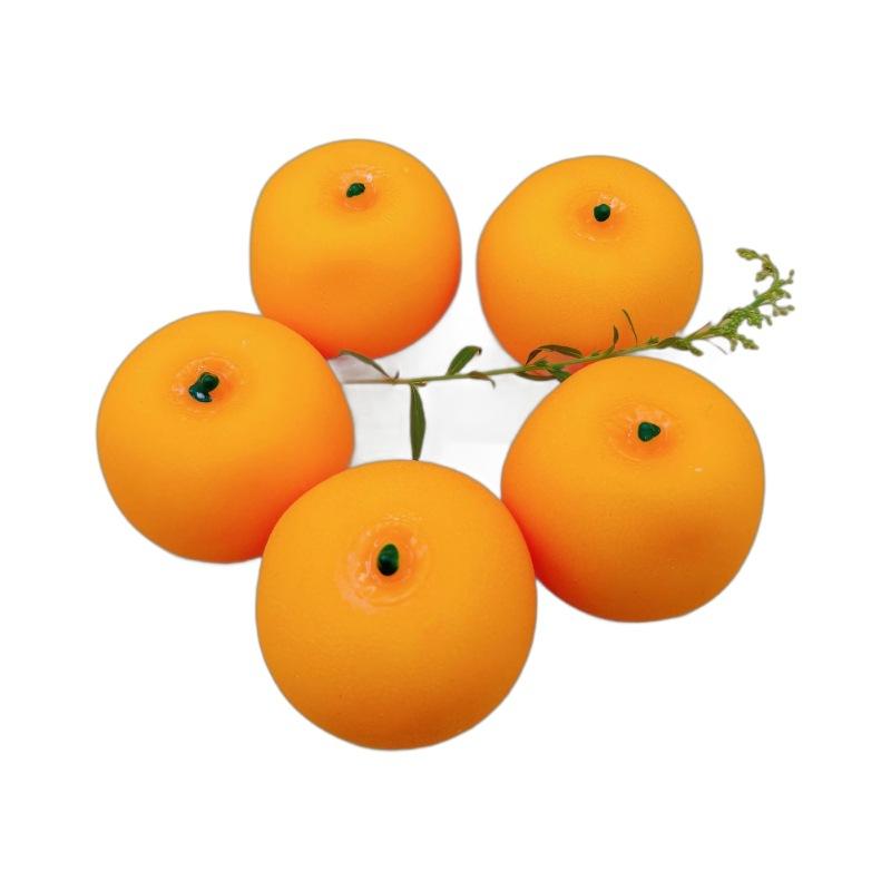 New Kawaii Simulation Orange Peel Sticky Squeeze Toys Soft and Realistic Jelly Sparkling Squeeze Toys Children & Adult Gifts