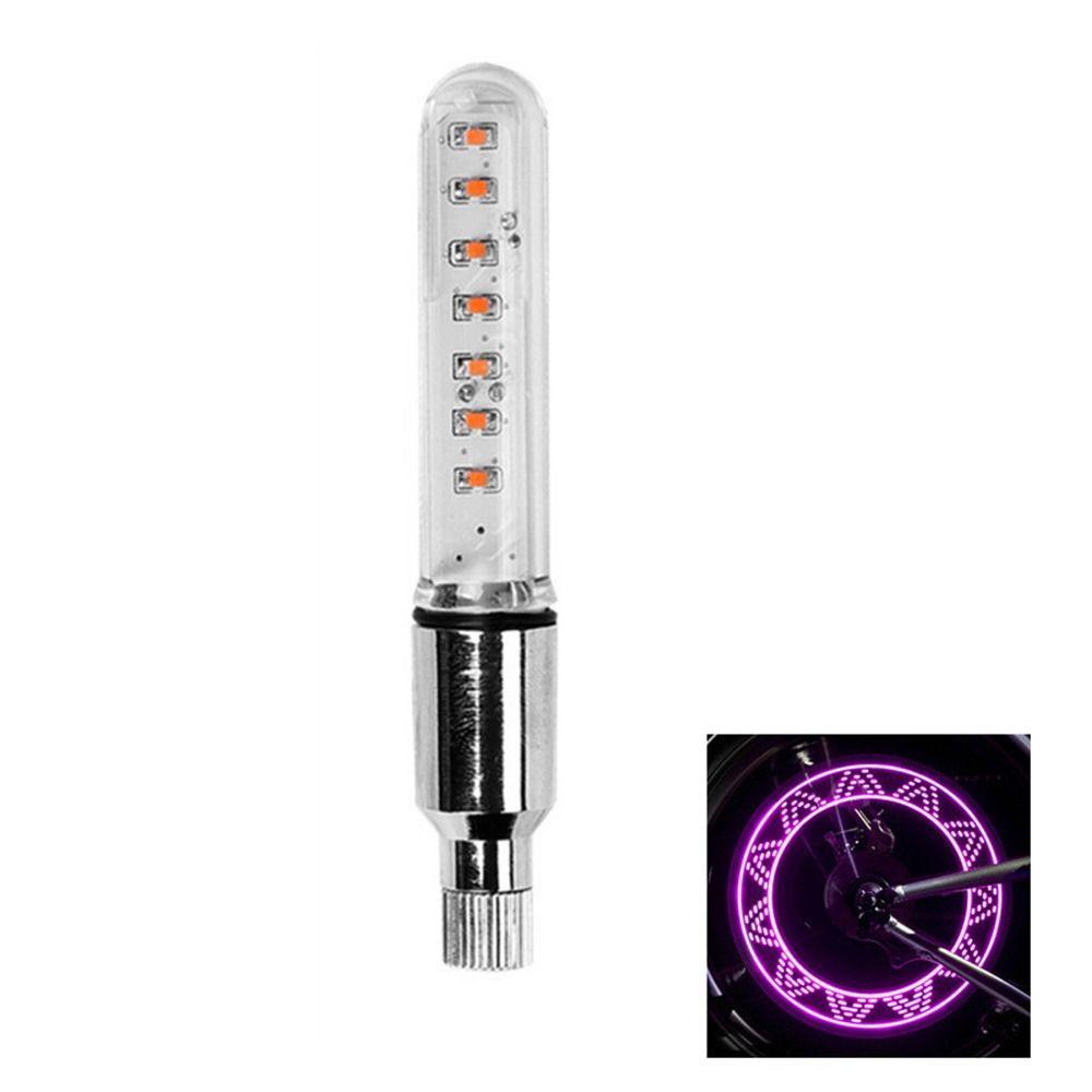 Flashing Lamp Valve Stem Light Glow Dark Bike Spoke LED Portable Bicycle Tire Light  Night Riding