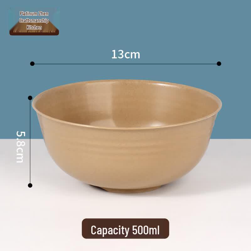 Food-Grade Rice Husk Disposable Bowls