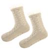 Verdickte Fleece-Spendersocken mit Anti-Rutsch-Sohle Schlafsocken Teppichbodensocken