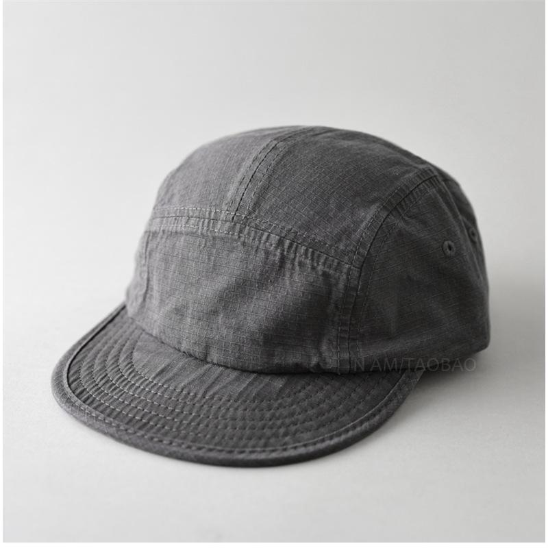 Fashion Hat Solid Color Light Board Five-piece Short-brimmed Baseball Cap Men's and Women's Simple Fashion Casual Versatile Sunshade Sports Cap