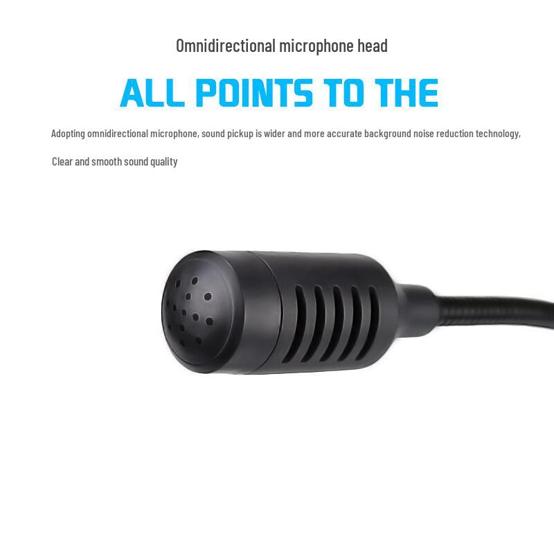 Compact 3.5mm Microphone for Karaoke, Voice Chat, and Conference - Suitable for Notebooks and Desktops