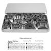 Stainless Steel Geometric Mini Biscuit & Cookie Cutter Set