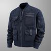 Bomber Jacket Men's American Retro Baseball Jersey Multi-pocket Tooling Jacket Functional Jacket Tri-proof Jacket Men