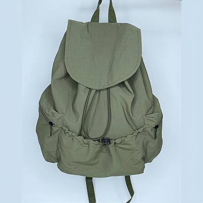 Grote Capaciteit Nylon Trekkoord Rugzak Lichtgewicht Casual Stijl, Verstelbare Schouderbanden, Wasbaar, Ideaal voor Sport Reizen Rugzak