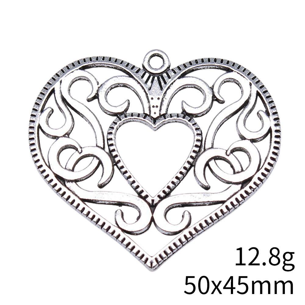 Christmas Decorations Charms Jewelry Gothic Style Peach Heart Charms Pendant Items Craft Pendants