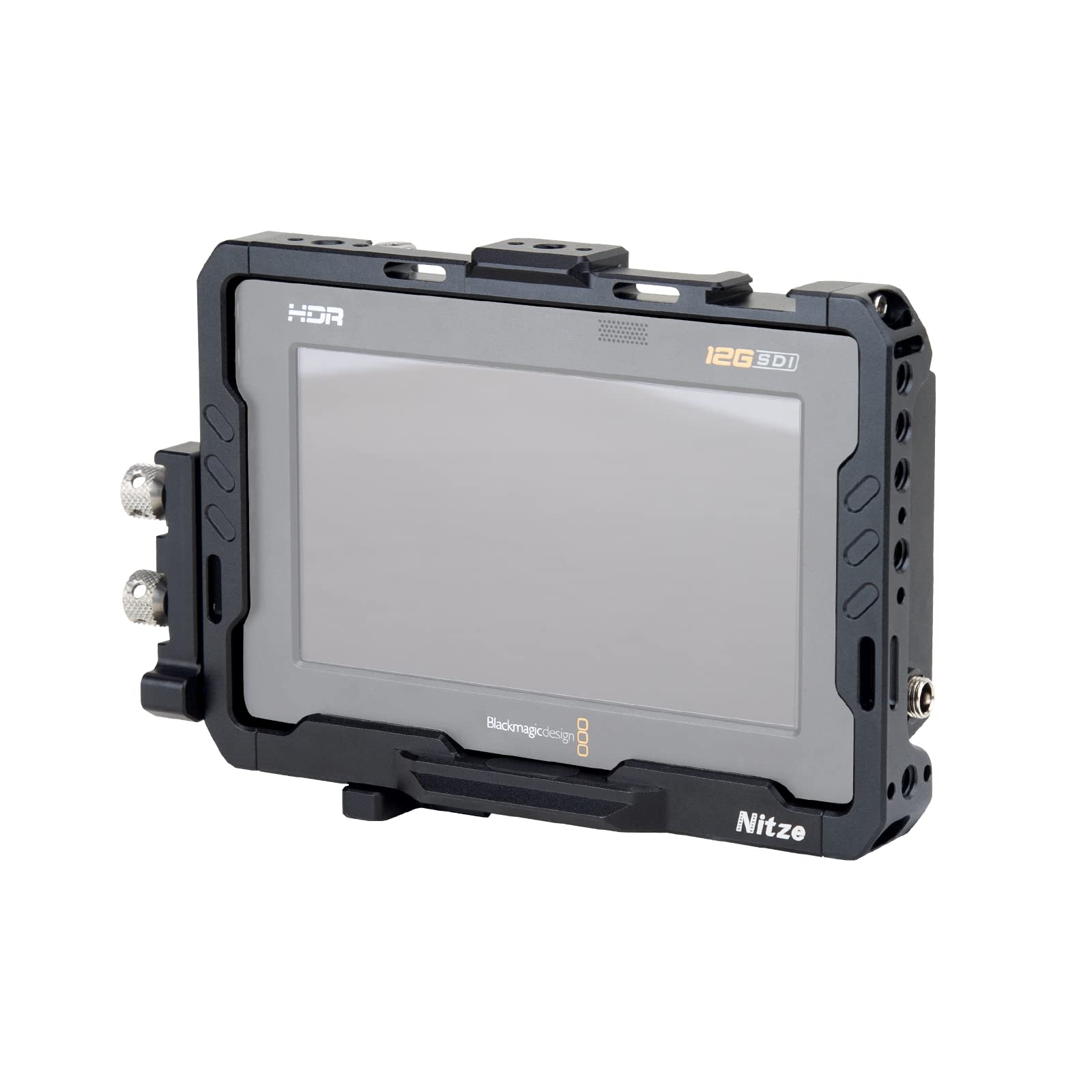 

Nitze Monitor Cage Blackmagic Video Assist 12G Blackmagic Video Assist 3G с HDMI и кабельным зажимом 5 / 5 USB-C - JT-B01A