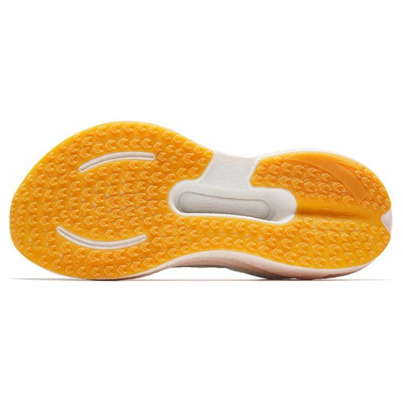 Anta Cushioning Slip Resistant Abrasion Resistant Breathable Low Top Sprint Running Shoes Women's White Gray Sneakers 122435562-2