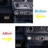Stainless Steel Car Start Stop Engine Switch Cover Trim Sticker Fit For Ford Maverick 2022 Auto Interior Accessories