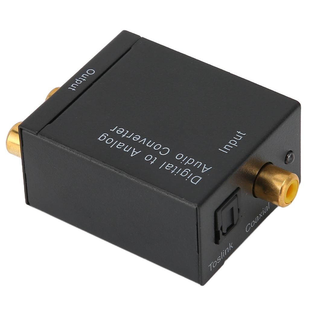 H3622 Digital Optical to Analog Audio Converter Lossless Sound Quality Audio Converter with Fiber