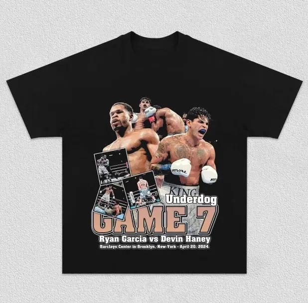 COMBATWEAR Райан Гарсия против Девина Хэйни Футболка, Унисекс Футболка для бокса XXL