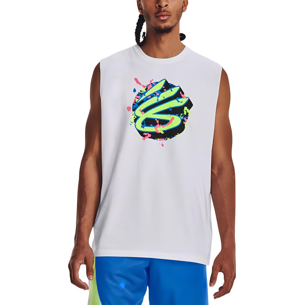 Under Armour Curry Basketball Jersey Men's White 1377307-100