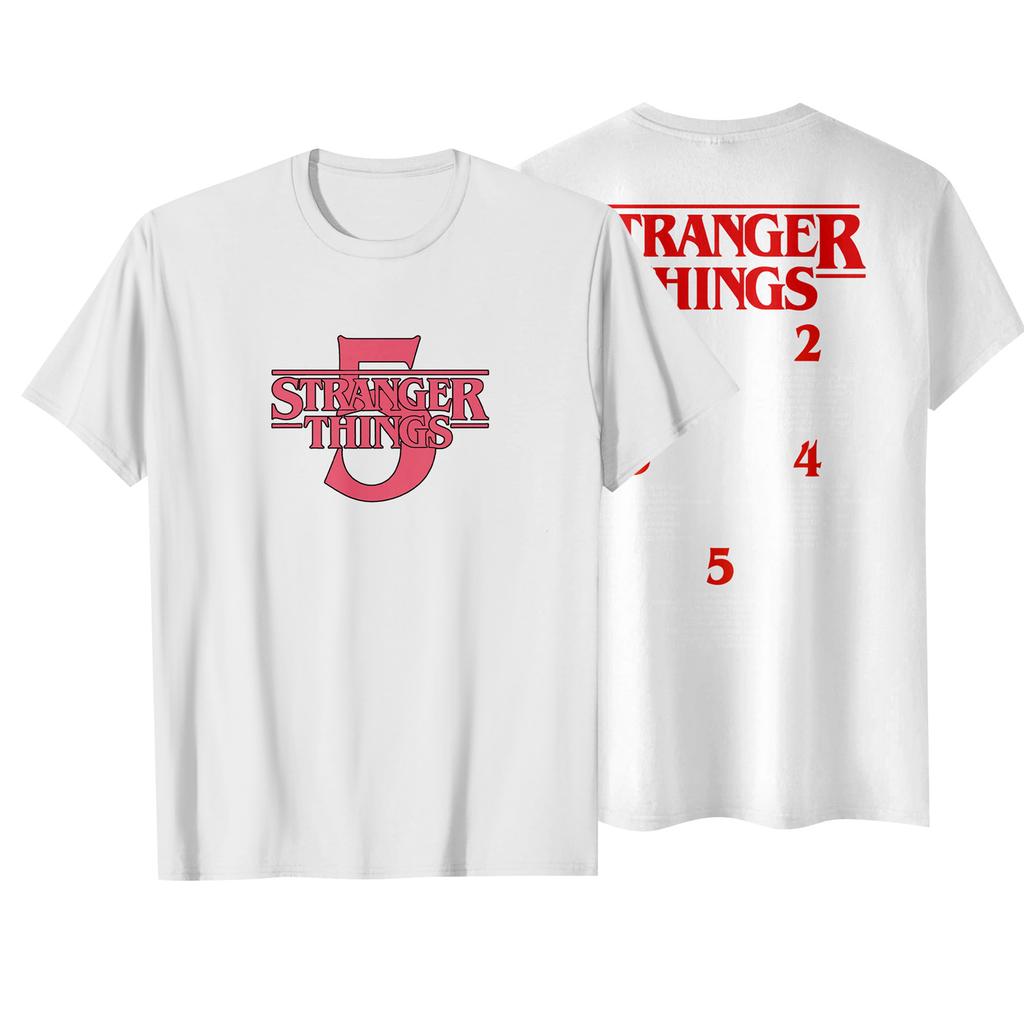 Lässiges Kurzarm-T-Shirt mit Buchstabenprint für Kinder